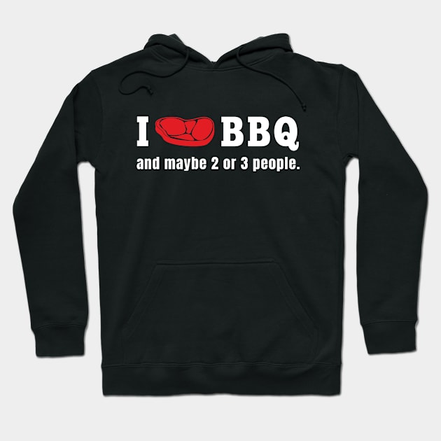 I Love BBQ | Meat Lover Gift Hoodie by shirtonaut